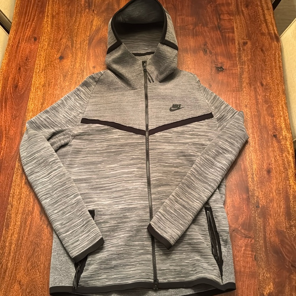 Nike Gray Zip Up Sweater